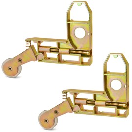 Sliding Screen Door Corner Insert Rollers Assembly with 1" Diameter Concave Stainless Steel Wheels Replacement Screen Corner and Roller, 2 Pack