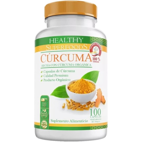 Curcuma Pura Premium 100 Capsulas 500mg