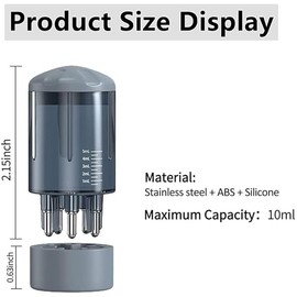 Mini Scalp Applicator Comb, 2Pcs Hair Oil Applicator Bottle Scalp Massager, Hair Oil Applicator Brush Scalps Applicators Comb, Head Scalp Applicators Combs for Men or Women