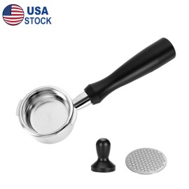 For Gaggia 58mm Portafilter Espresso Bottomless Naked Filter Aluminum Handle