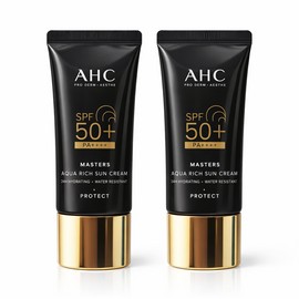 AHC Masters Aquarich Sun Cream 30ml (2 packs) / AHC 마스터즈 아쿠아리치 선크림 30ml 2개