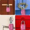 Diyife 2 Pack 4 Digit Combination Code Lock, Padlock, Resettable