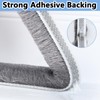 COUMENO Strong Adhesive Brush Weather Stripping,0.9in (T x 0.4in (W)
