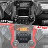 SAUTVS - Panel de interruptor de consola central para salpicadero