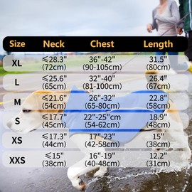 Mile High Life Dog Raincoat, Adjustable Waterproof Reflective Rain Jacket for Small Medium Large Dogs, Lightweight Breathable Pet Rain Coat with Leash Hole(Blue,M Chest 26-32")