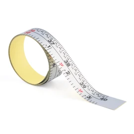 WIN TAPE Workbench Ruler Adhesive Backed Tape Measure - 40 Inches 101 Centimeters (Inch/feet, Left to Right)