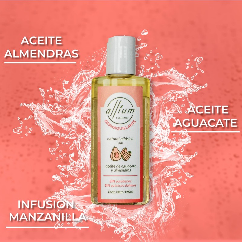Allium Desmaquillante Bifásico Con Aceite De Aguacate Y Almendras 125
