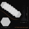 Secopad Original 24 PCS Bathtub Stickers Non-Slip, Hexagon Safety Shower