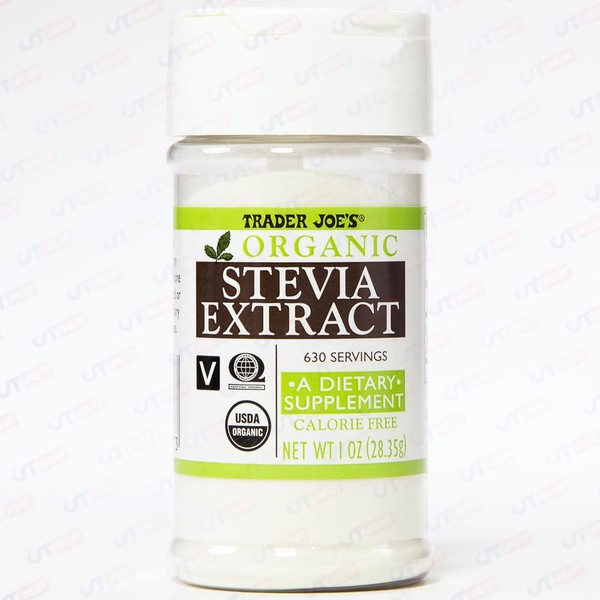 Trader Joe's ORGANIC Stevia Extract CALORIE FREE 1 OZ 630 Servings