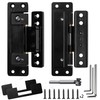 Hidden Door Hinge，Ultra-Thin Hidden Hinges,Adjustable Butt Hinge,Silent Door Hinge,110Lbs Load-Bearing，Heavy