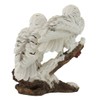 Things2Die4 Pair of Snow Owls on a Branch Statue