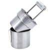 Artist Brush Washer Bucket Double Layer Filtration Basin Portable Stainless