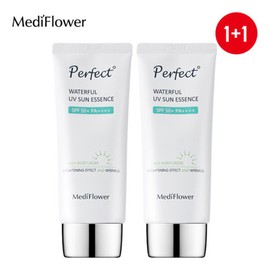Mediflower (현대Hmall)메디플라워 퍼펙트 워터풀 유브이 선에센스 50mlx2 Hyundai Hmall Mediflower Perfect Waterful UV Sun Essence 50ml x 2
