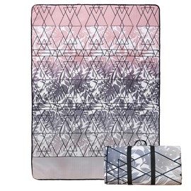 HYSEAS Picnic Outdoor Blanket, Waterproof Foldable 60"x79" with Carry Strap Blanket, 3-Layer Outdoor Picnic Mat for Beach, Camping, Grass Lawn Park, Ideal Couples Gift, Checkered Pattern