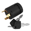 Alipis 1 Set Forklift Ignition Switch with Key Durable Off