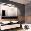 VOLISUN Modern Over Mirror Chrome Bar Vanity Light - Dimmable