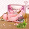 GAESHOW 7-teiliges Matcha Set, Rosa Kirschblüten Matcha Besen Set, 530
