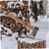 CAXUSD Wooden Camping Axe Handle Ergonomic Heavy Duty Grip for