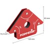 Poppstar Welding Magnets Small (Set of 2 Pcs) with 11.3
