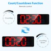 AMIR Newest 13'' Digital Wall Clock with Remote Control, Large