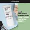 Neutrogena Mattifying Primer with Shine Control, Lightweight Pore Blurring Face