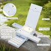 LIGHTWISH Travel Watercolor Palette Box, All-in-One Portable Watercolor Kit with