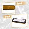X AUTOHAUX 4 Pcs 87x32mm Orange Plastic Universal Rectangular Reflective