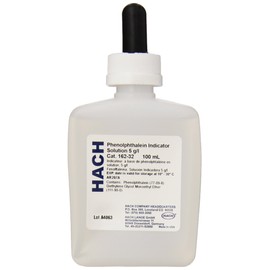 Hach 16232 Phenolphthalein Indicator Solution, 5 g/L, 100 mL MDB (APHA)