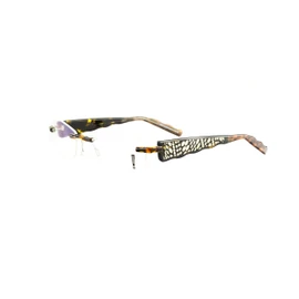 Switch it! Interchangeable Bracket Acetate Floral Pattern, Combi 2016 Havana Brown Gold