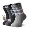 SIMIYA 5 Pairs Winter Socks Women Warm Merino Wool Sock