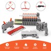 SRJQXH DIN Rail Terminal Block, DIN Rail, Feed-Through Terminal, Flame