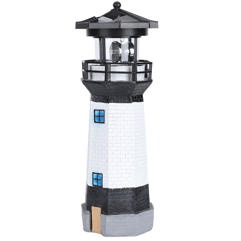 Outdoor Solar Power Rotating LED Light Landscape Lamp Garden Courtyard