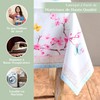 Maison d'Hermine Tablecloth, 100% Cotton, Decorative, Washable, Square Tablecloth for