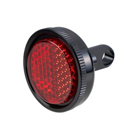 KiLEY Coin Reflector Bicycle Rear Reflector Compact LM-019 (Black)