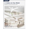 Fanbulous 42 Inch Ceiling Fans with Lights and Remote,Indoor Modern