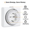 G-Homa Mechanical Timer Socket, Analogue Timer for Indoor Use with