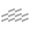 sourcing map 10Pcs Round Ended Feather Key, 5 x 5