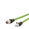 SENSOR CABLE, M12 PLUG 8POS-RJ45, 2M 142M2X15020 By METZ CONNECT