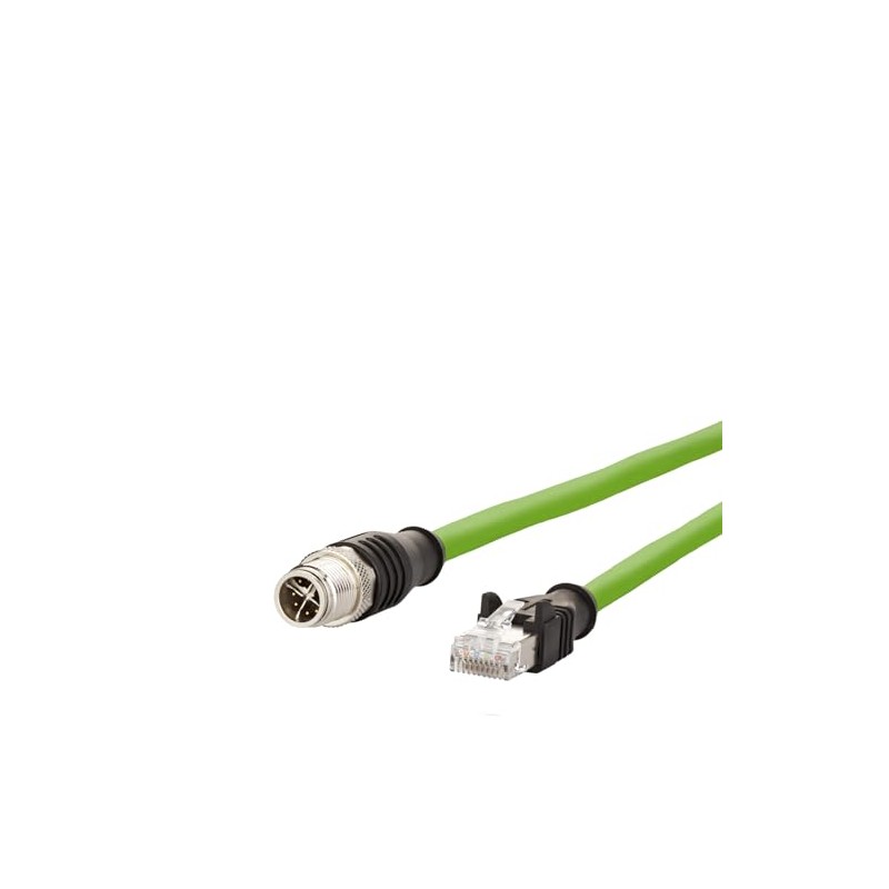 SENSOR CABLE, M12 PLUG 8POS-RJ45, 2M 142M2X15020 By METZ CONNECT