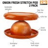 Joie Onion Stretch Pod, Keep Onions Fresh Longer, Refrigerator Storage,