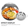 BESTonZON Concord Stainless Steel Comal Frying Bowl Cookware (19.6"), Mexican