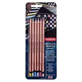 Derwent Metallic Pencil Colours Blister 6 Pack
