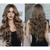 GAIBMAX - Pelucas para mujer cabello aspecto natural, peluca de