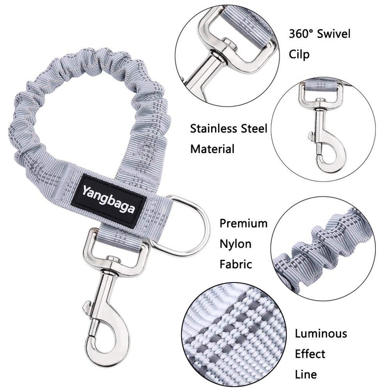 Yangbaga Dogs Shock Absorber, Elastic Buffer Extension leash with Bungee