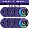 WelderElite Paint Stripping Discs 12-Pack, 4-1/2" Purple Strip Disc Wheel