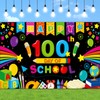 Tiamon 100 Days of School Decoration Banner Party Backdrop Photography