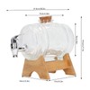 Beverage Dispenser Bucket, Thickened Glass Sealed Beverage Dispenser, Ginseng Wine
