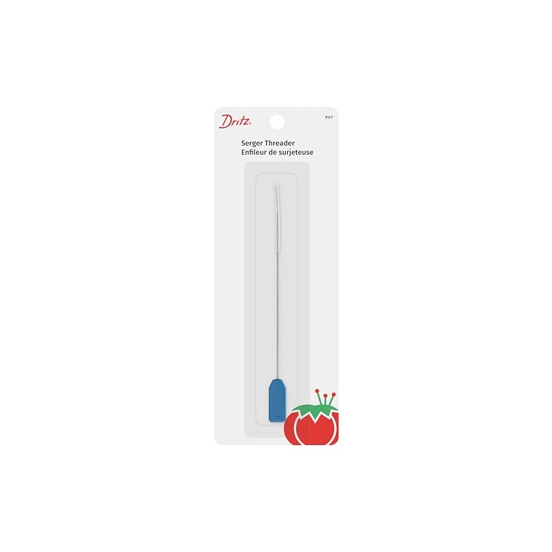Dritz Enhebrador de agujas Serger con funda protectora de plástico,