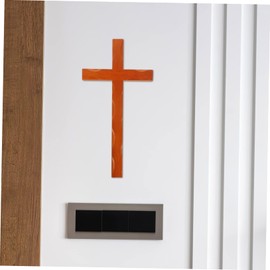 Ciieeo Christian Wooden Cross Pendant Decorative Hanging Cross Ornament for Style Wall Art for Festivals and Religious Celebrations