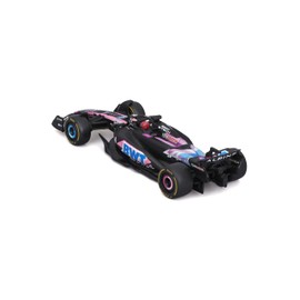Bburago F1 Formula 1 BWT ALPINE F1 TEAM A524 (2024) WITH HELMET - OCON - 1:43 Scale - Incredibly Detailed Die-Cast Replica Collectible Race Car Model, Multiple Colours